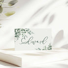 Place card holder - Eucalyptus, green, place card