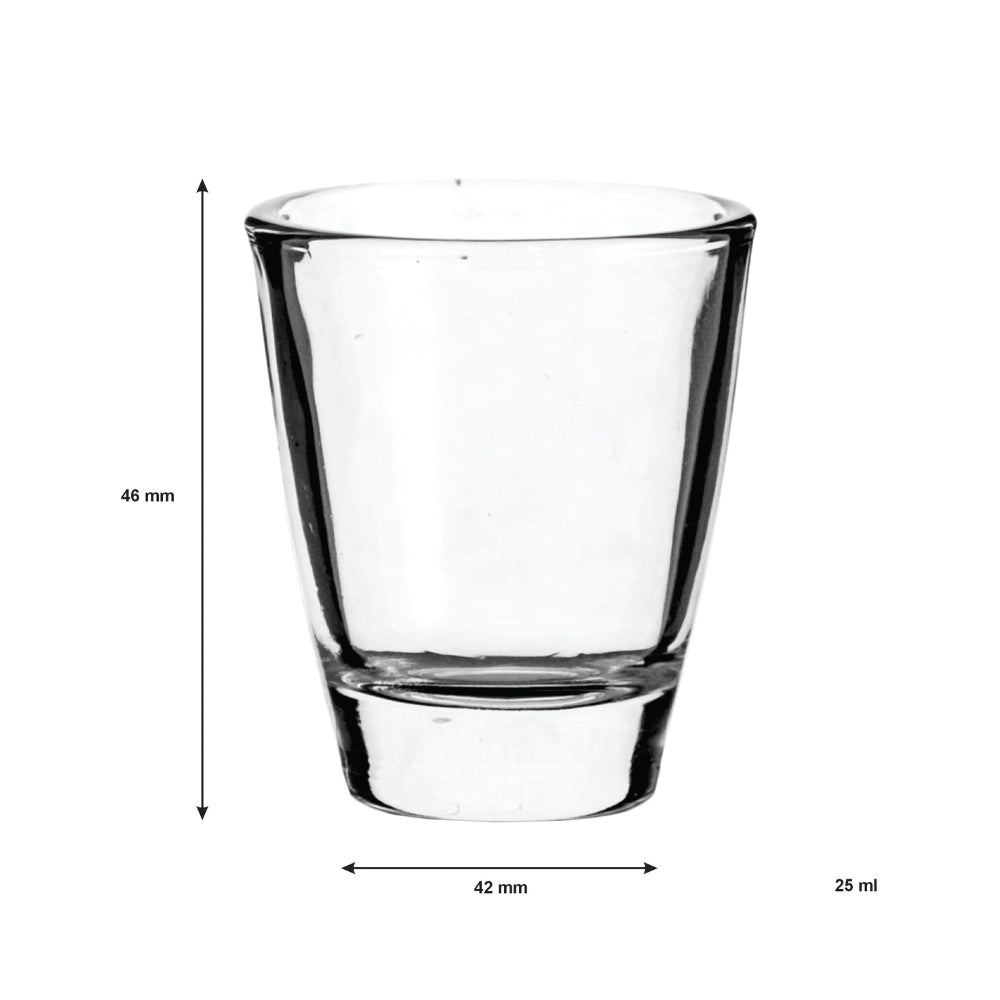 25ml shot glass measurement