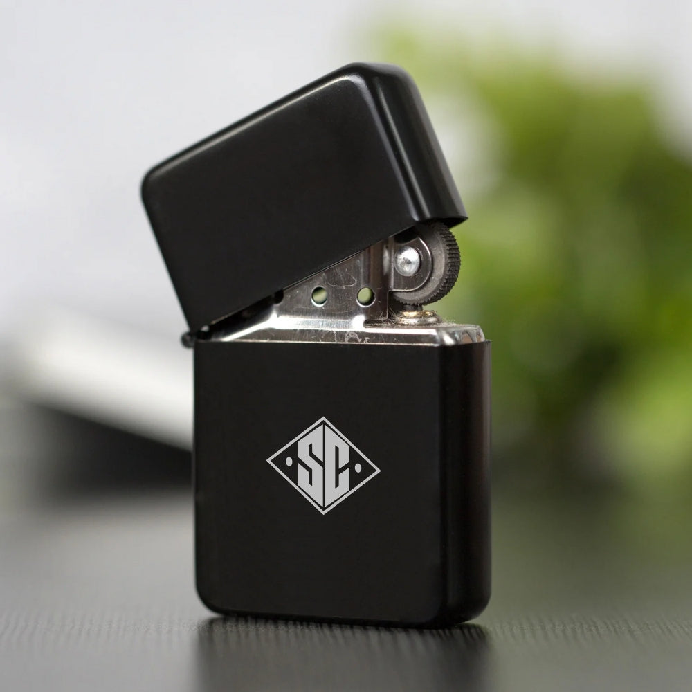 Black Zippo Style Lighter