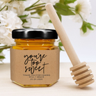 Honey in a Hexagonal Jar - 60ml - Kraft, kraft, brown