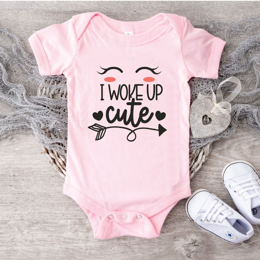 Onesie - Woke up Cute, white