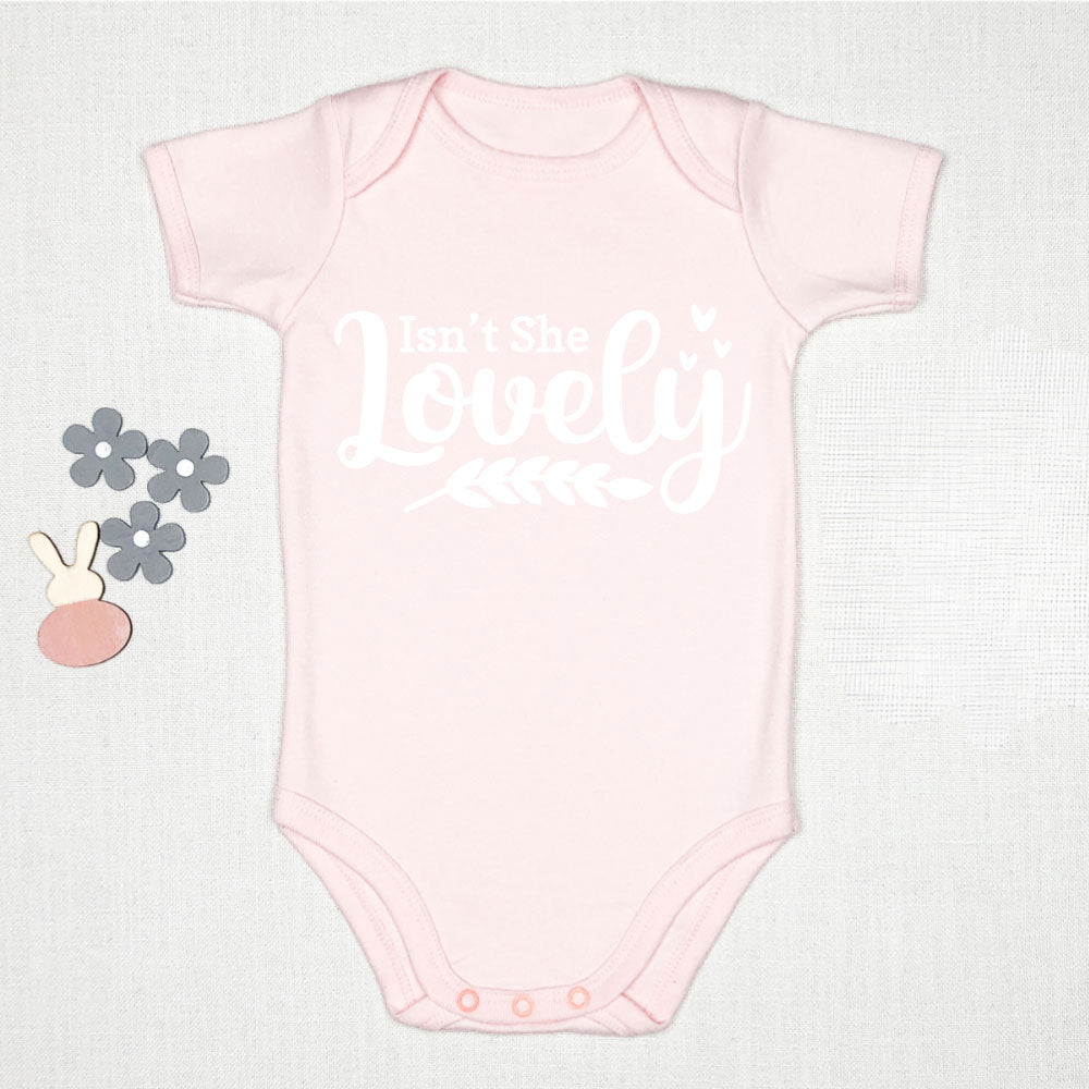 Onesie - Isn't She Lovely, white