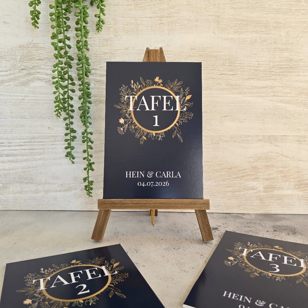 Luxury Foam-Backed Table Numbers