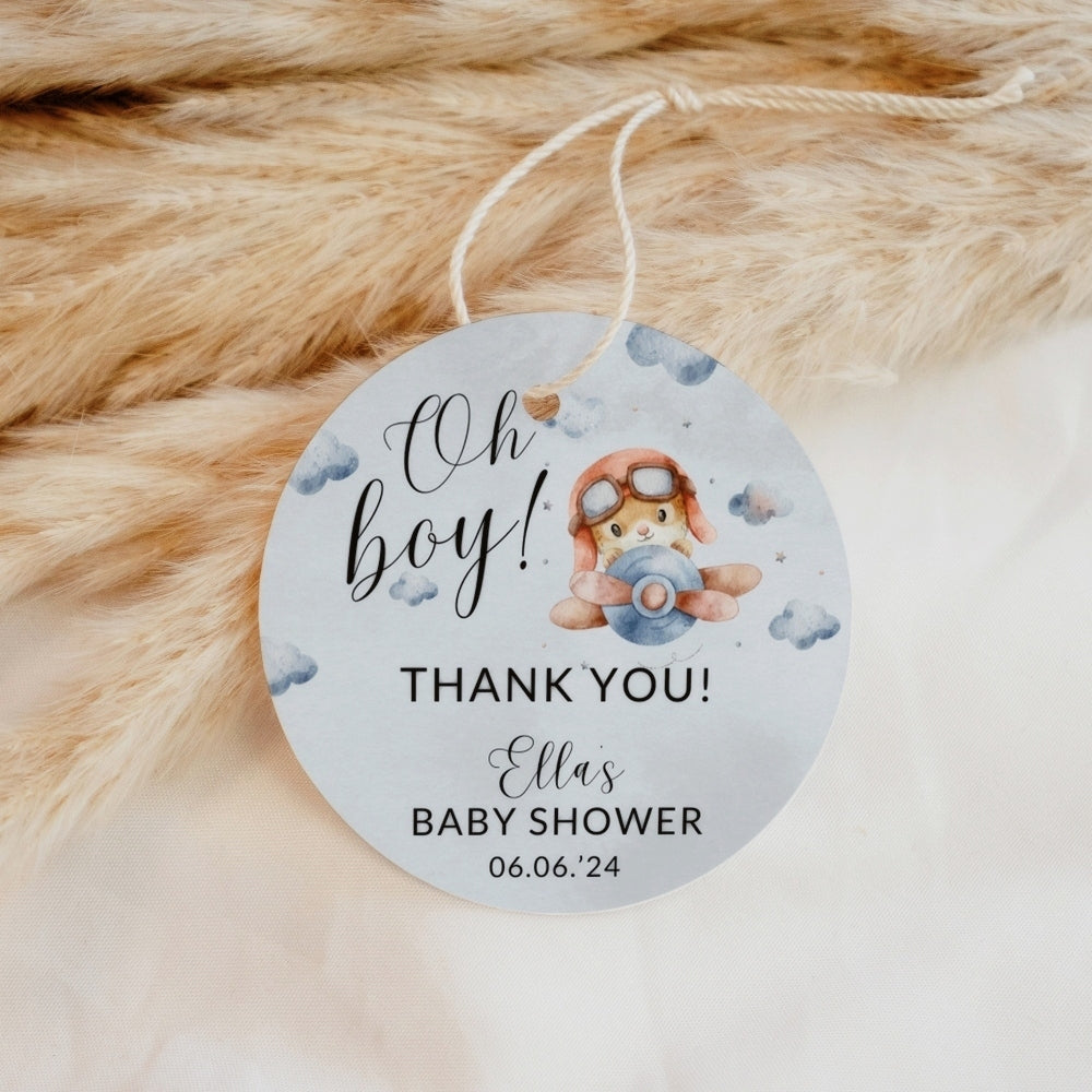 Oh boy! Adventure series Thank you tags