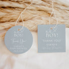 Thank You Tags/Stickers - Oh boy!, pink, wedding favour