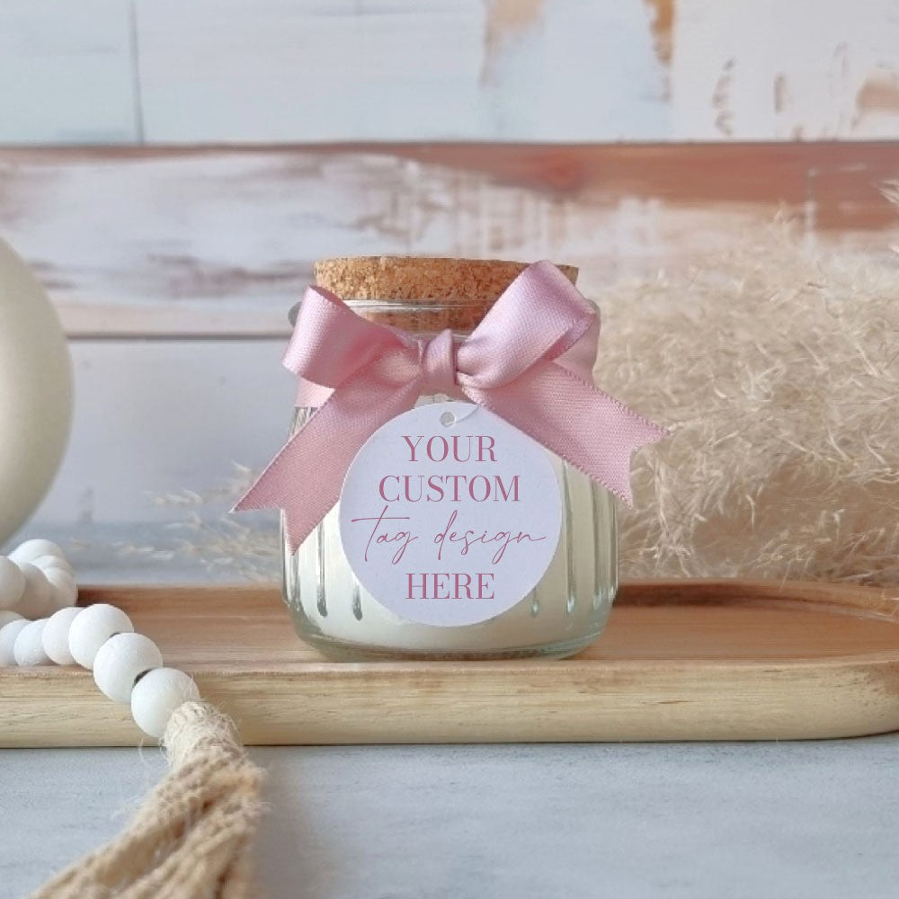 Personalised Tranquil Moments Candle in Jar, wedding favour