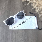 Sunglasses Pouch, glass, white