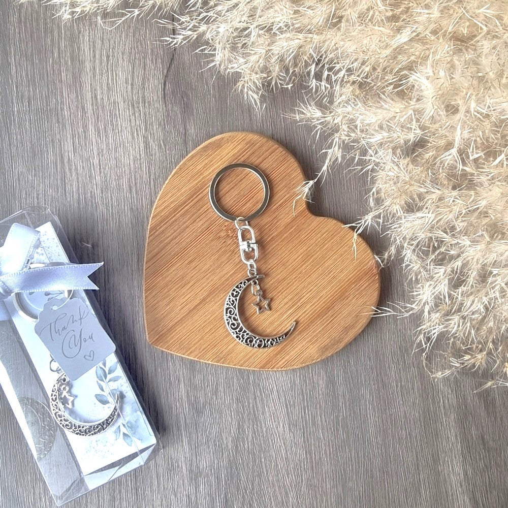 Love you to the moon Keyring in a giftbox