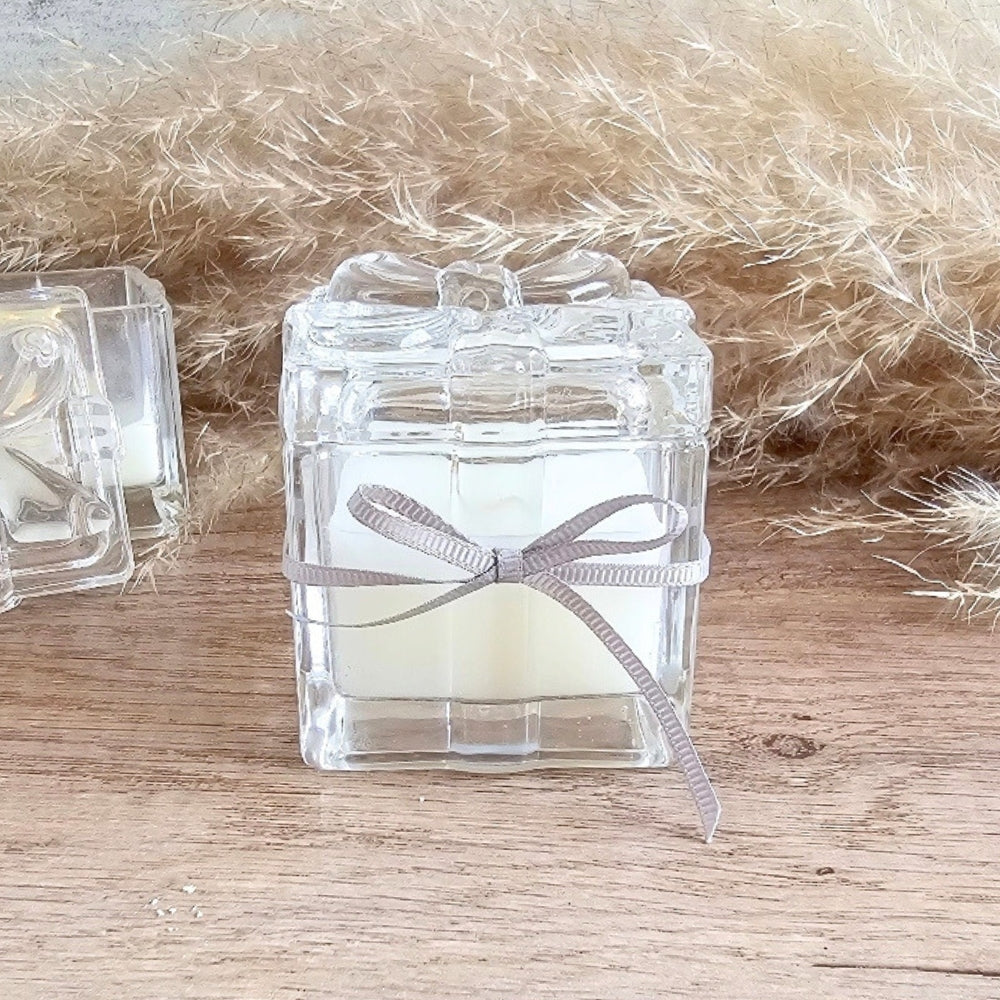 Candle in a trinket jar