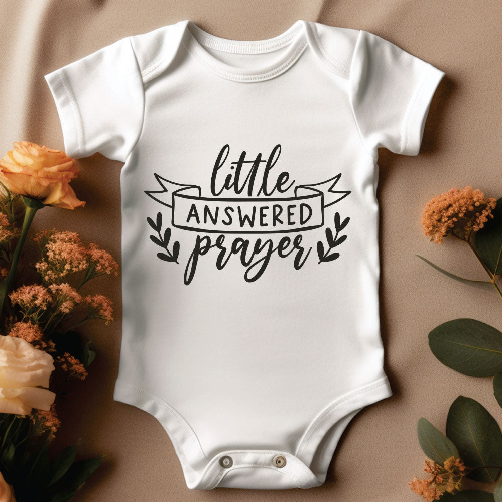 Onesie - Little Answered Prayer, white