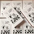 Matches with illustrations and text 'a match made in heaven' on a white background