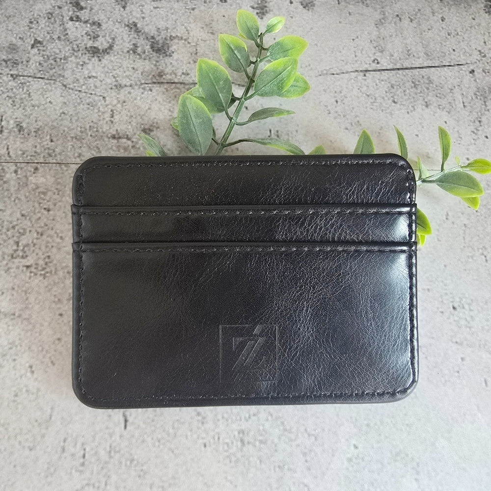 Personalised RFID Card Wallet, black
