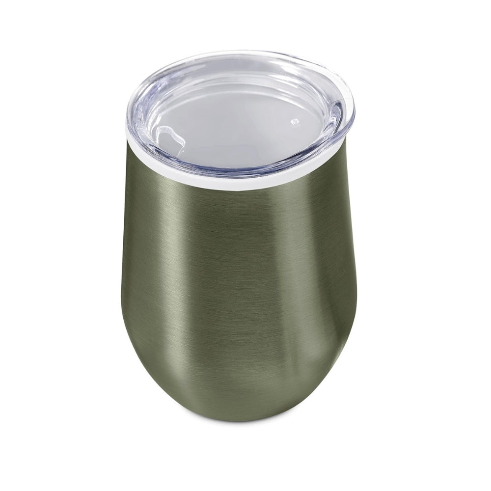 green wine tumbler