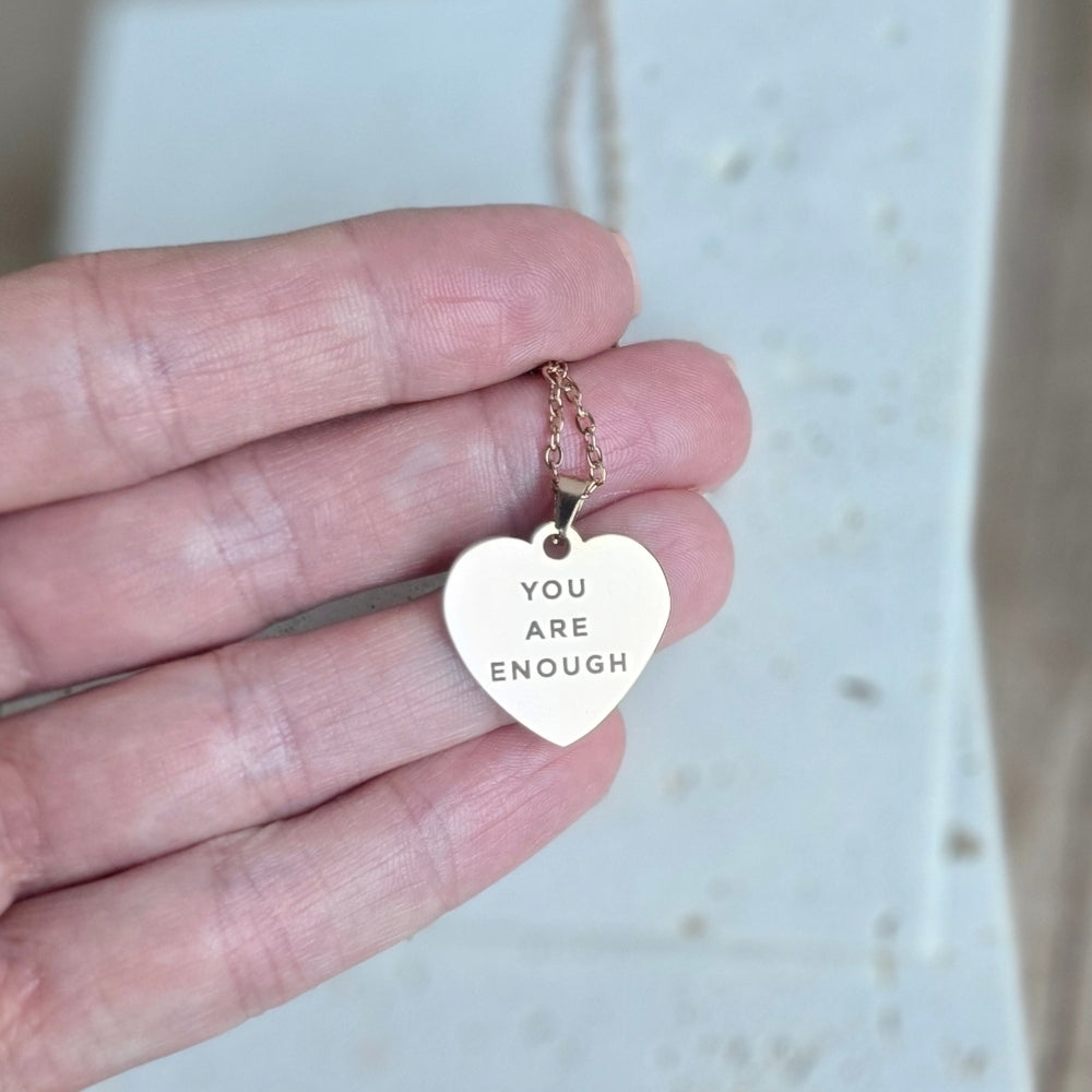 heart shaped pendant chain