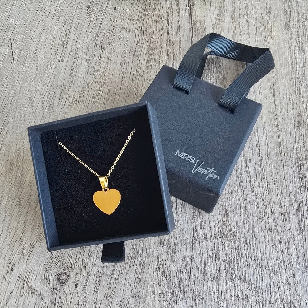 heart shaped pendant necklace mini