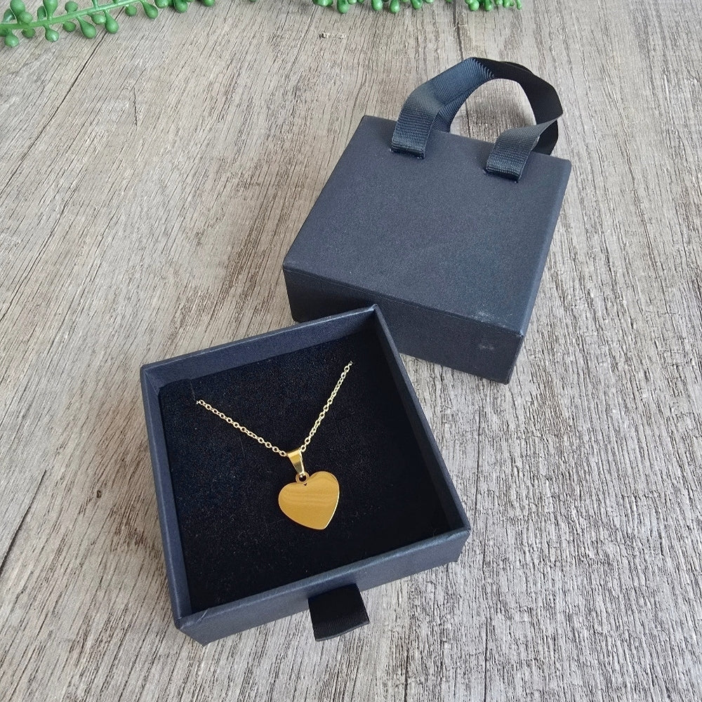heart shaped pendant necklace mini