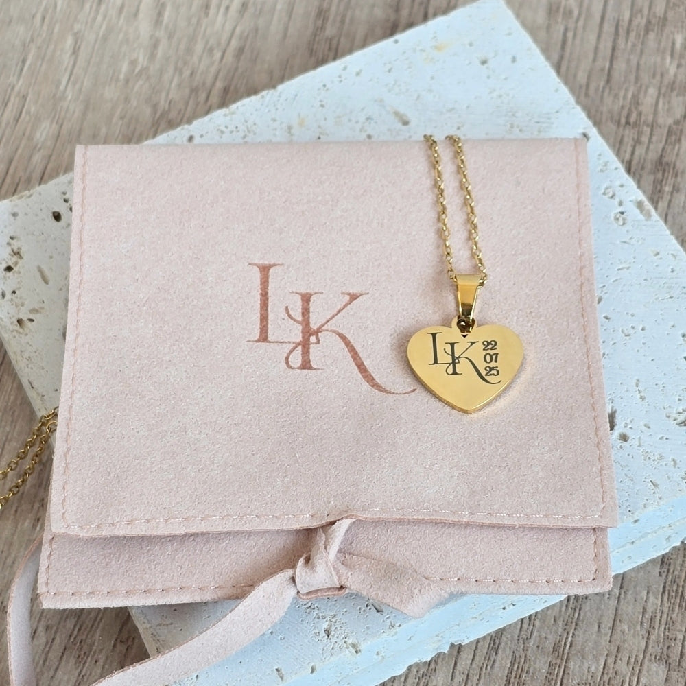 heart shaped pendant necklace mini