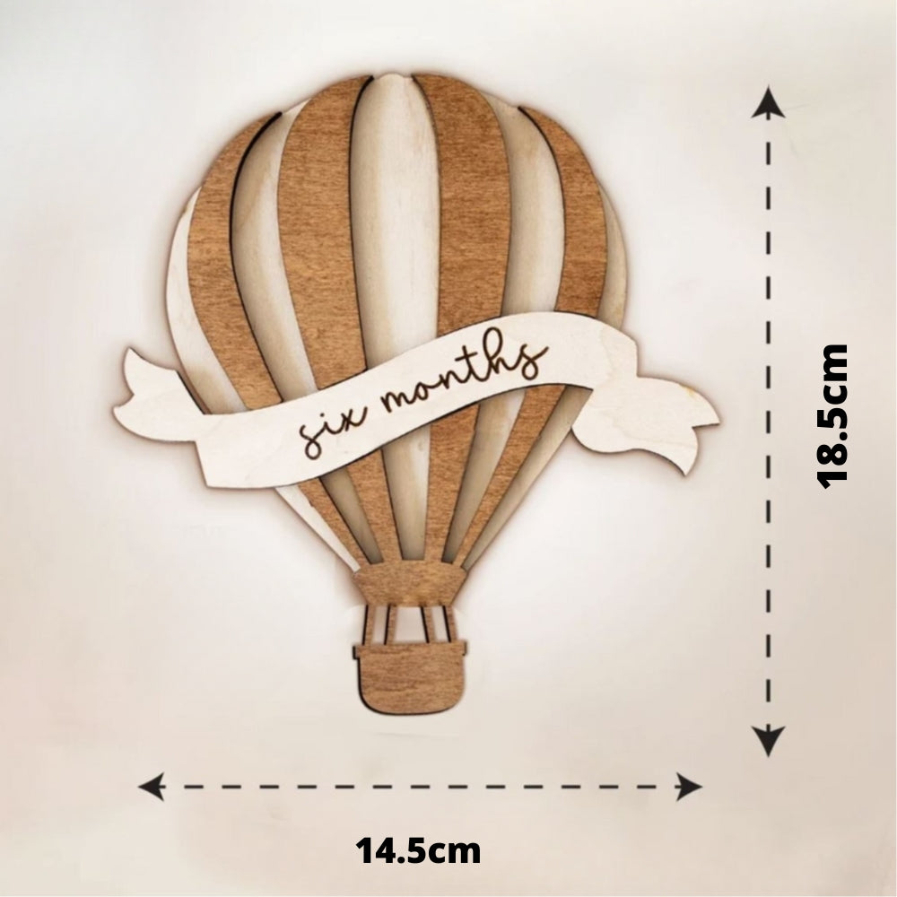 Hot Air Balloon Baby Milestone Markers