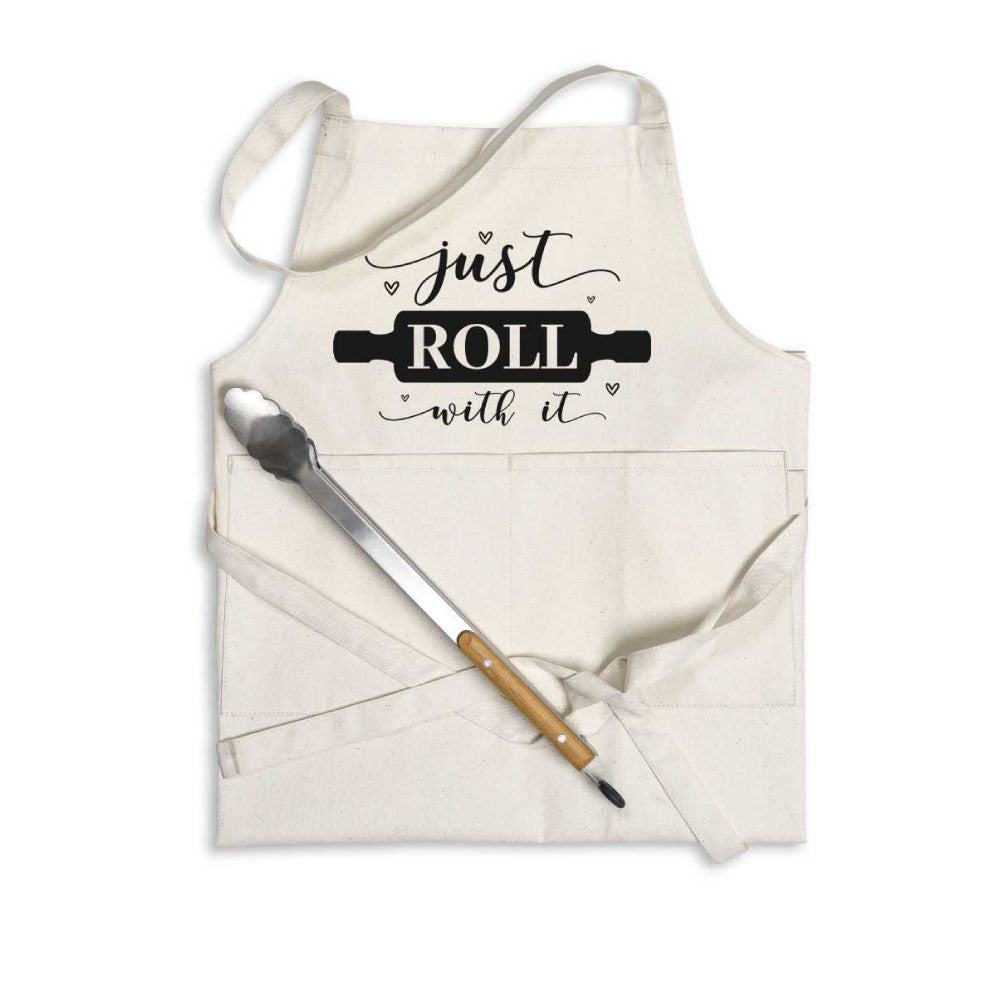 Just Roll With It - Personalised Apron, cotton
