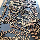 laser cut name place holder