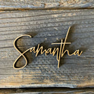laser cut name place holder