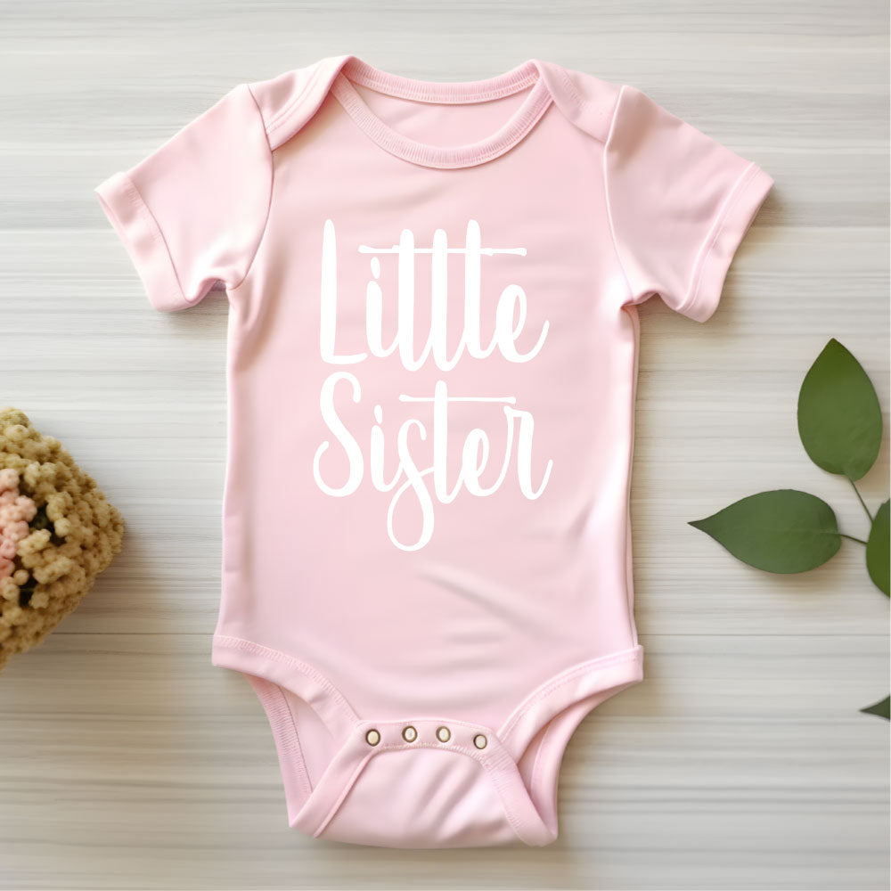 Onesie - Little Sister, white
