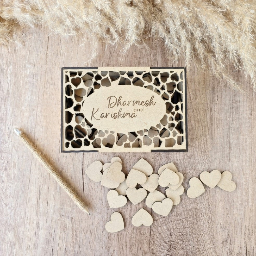 Mason Jar Guestbook Dropbox