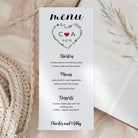 Simplistic Rustic Menu, menu