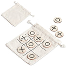 Tic Tac Toe Game in a Personalised Cotton Pouch, cotton, wedding favour