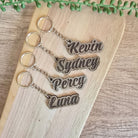 Retro Style Wooden Keyrings, wood, wedding favour