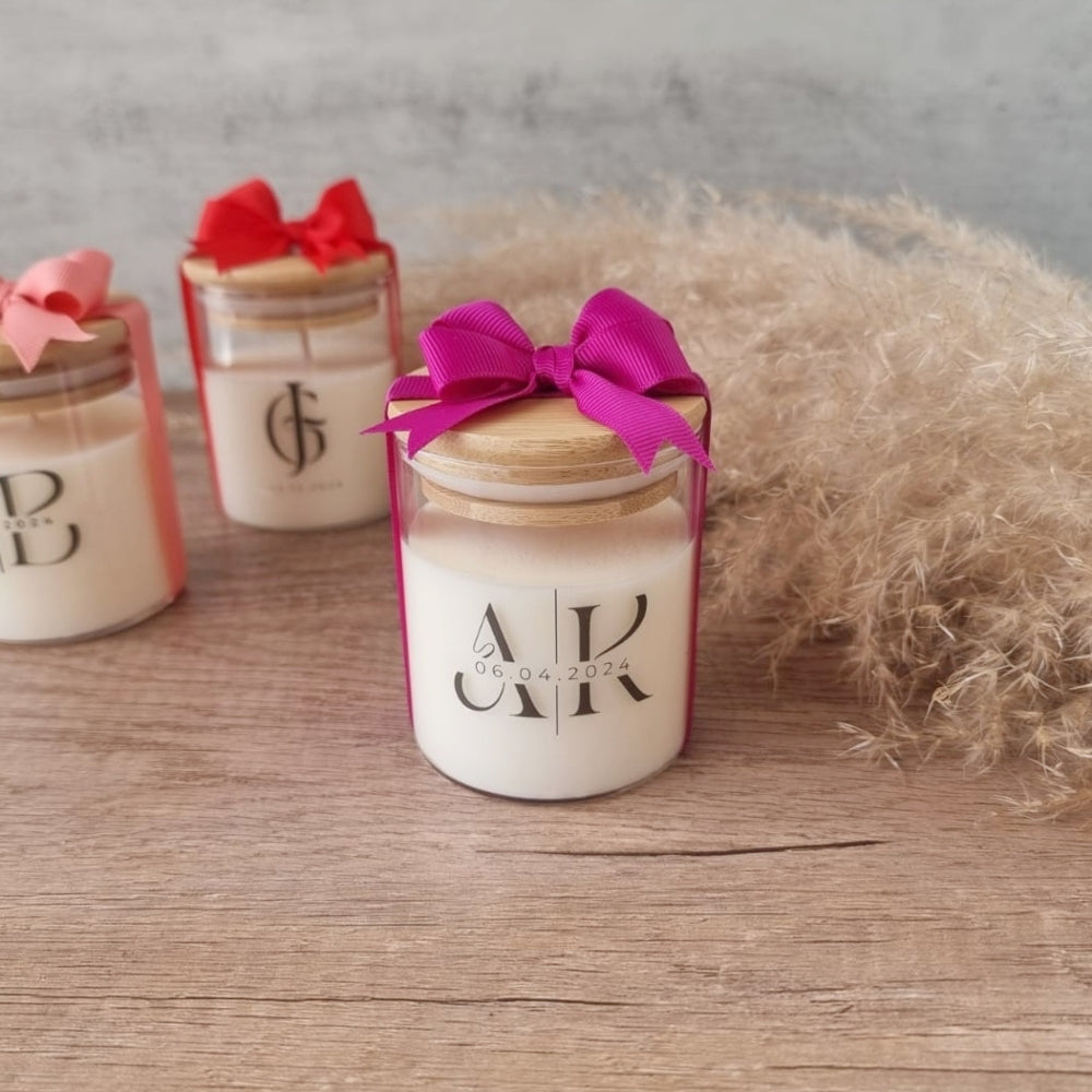 personalised soy candle votive
