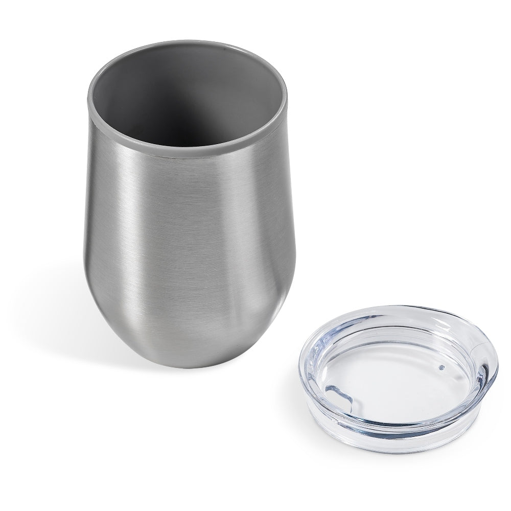 Silver Personalised Drinking Tumbler 350ml