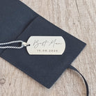 stainless steel dog tags-silver