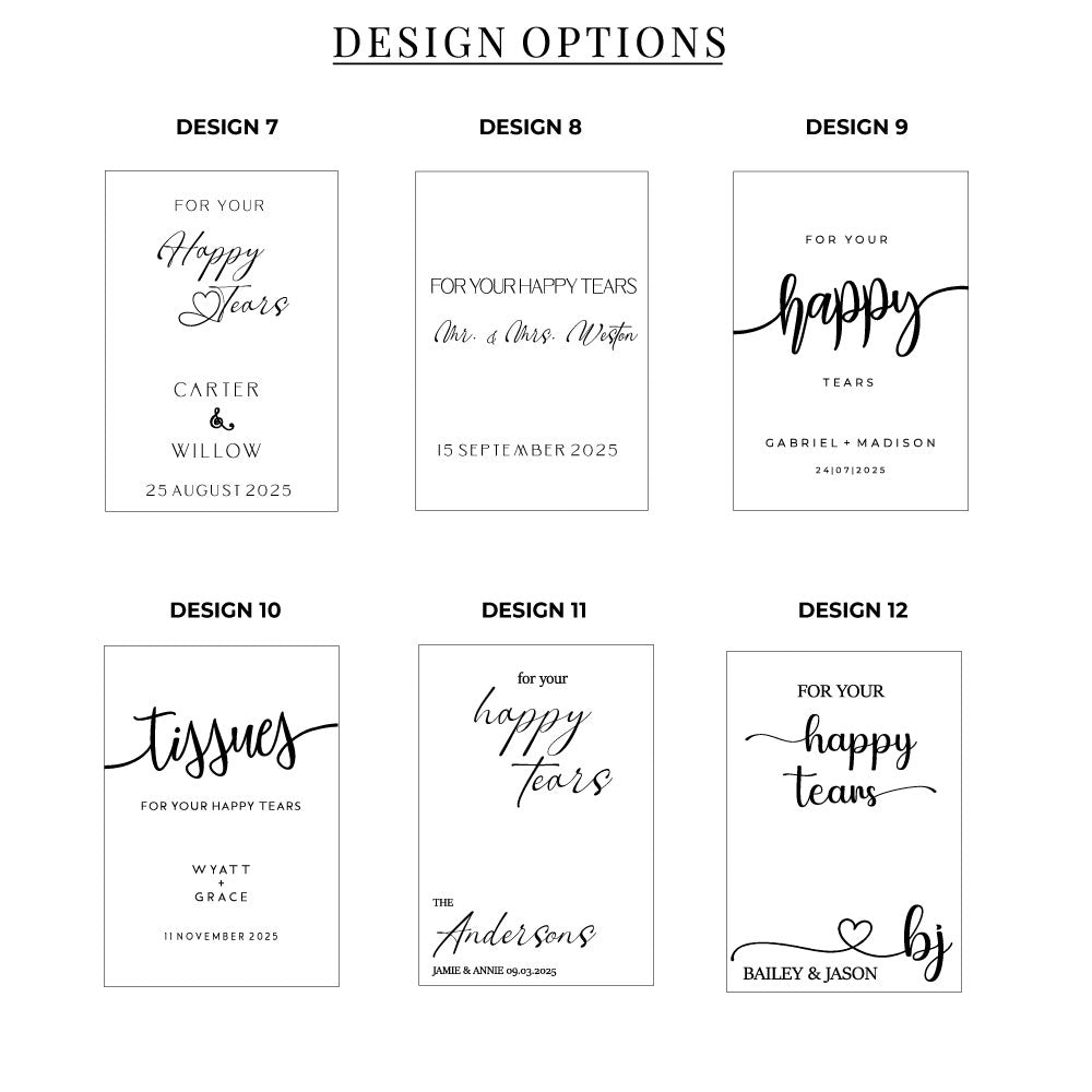 tissue pack designs ii