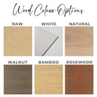 wood colour options