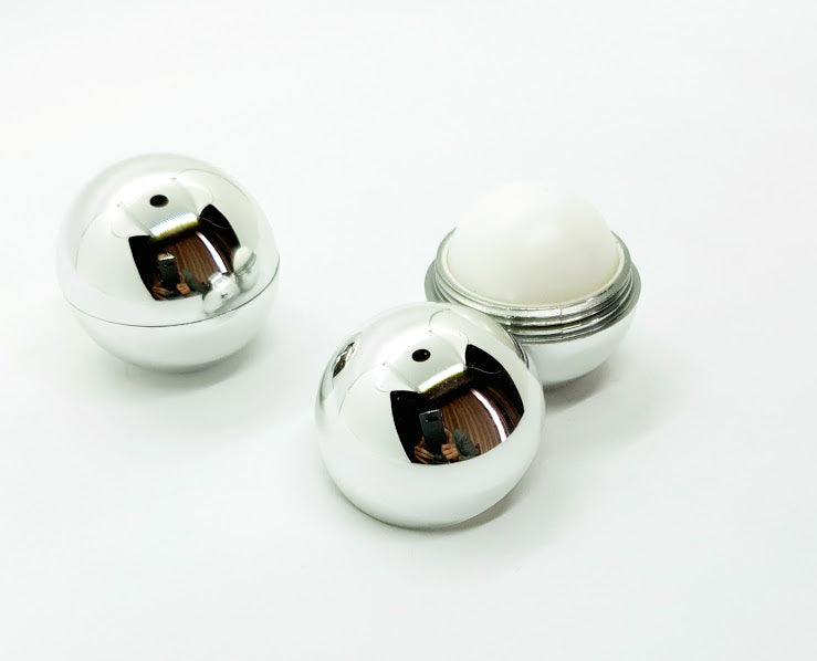 Silver sphere lip balm (3527173963860)