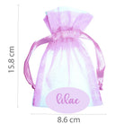 Lilac organza bag