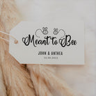 Meant to Bee - Simple Thank You Tags Personalise it Simply Design Studio Trimmed White