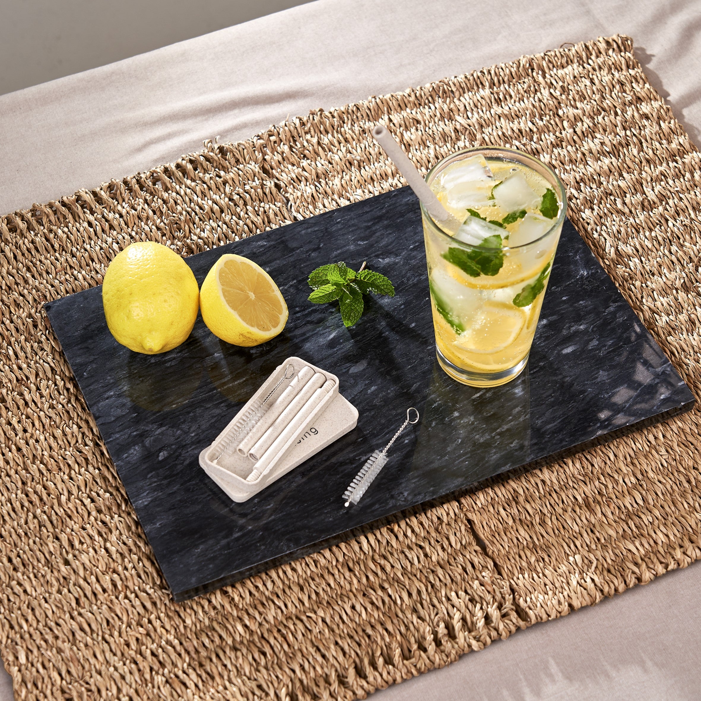 Eco friendly wheat straw set