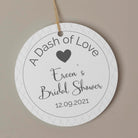 Thank You Tags/Stickers - A Dash of Love, wedding favour