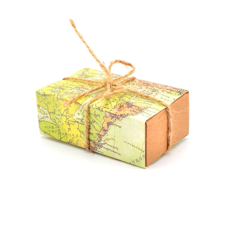 Around the World Map Favour Box (each) DIY Supplier 1