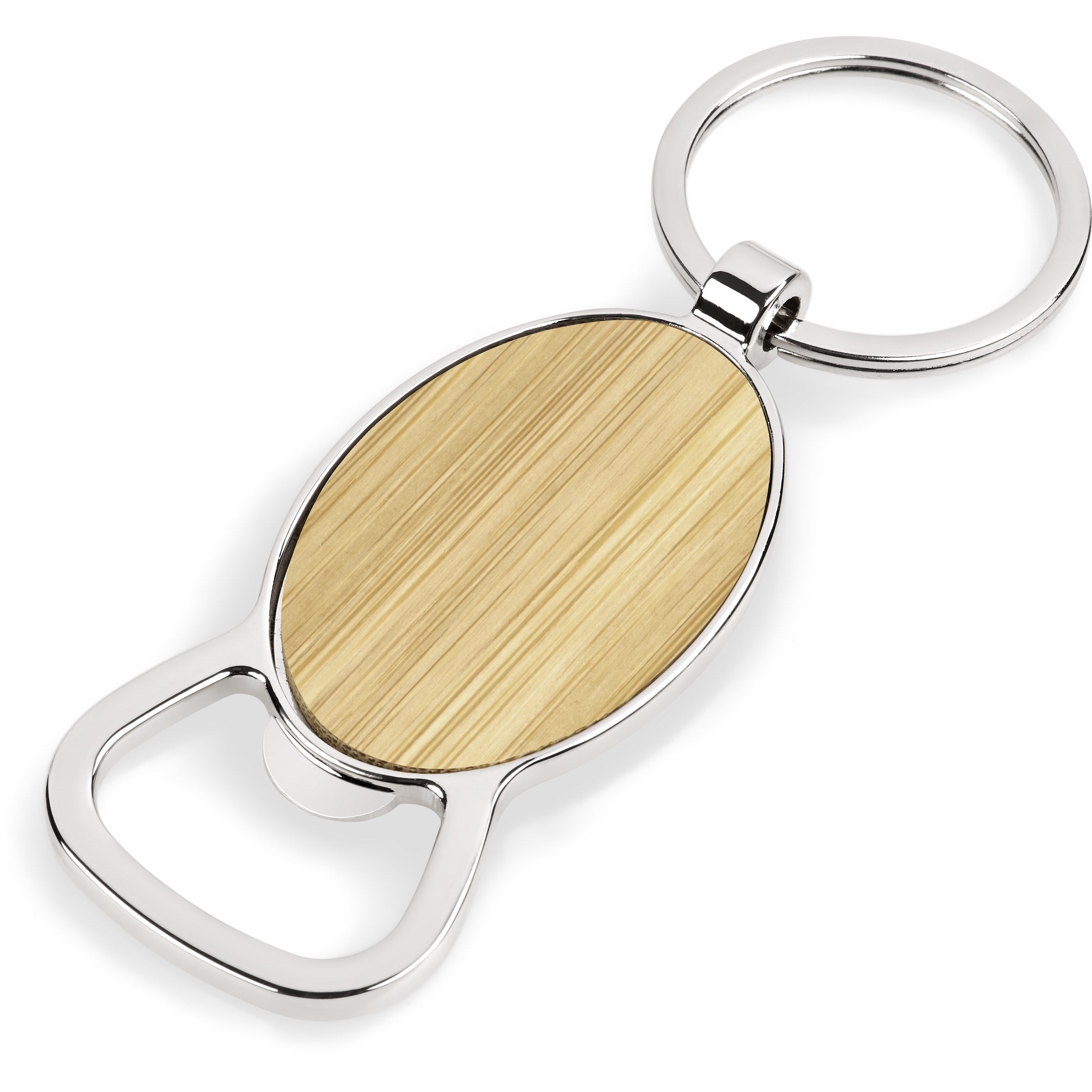 Natural Bamboo Opener Keyring, bamboo, wedding favour