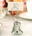 Charming Bell Place Card or Photo Holders, wedding favour