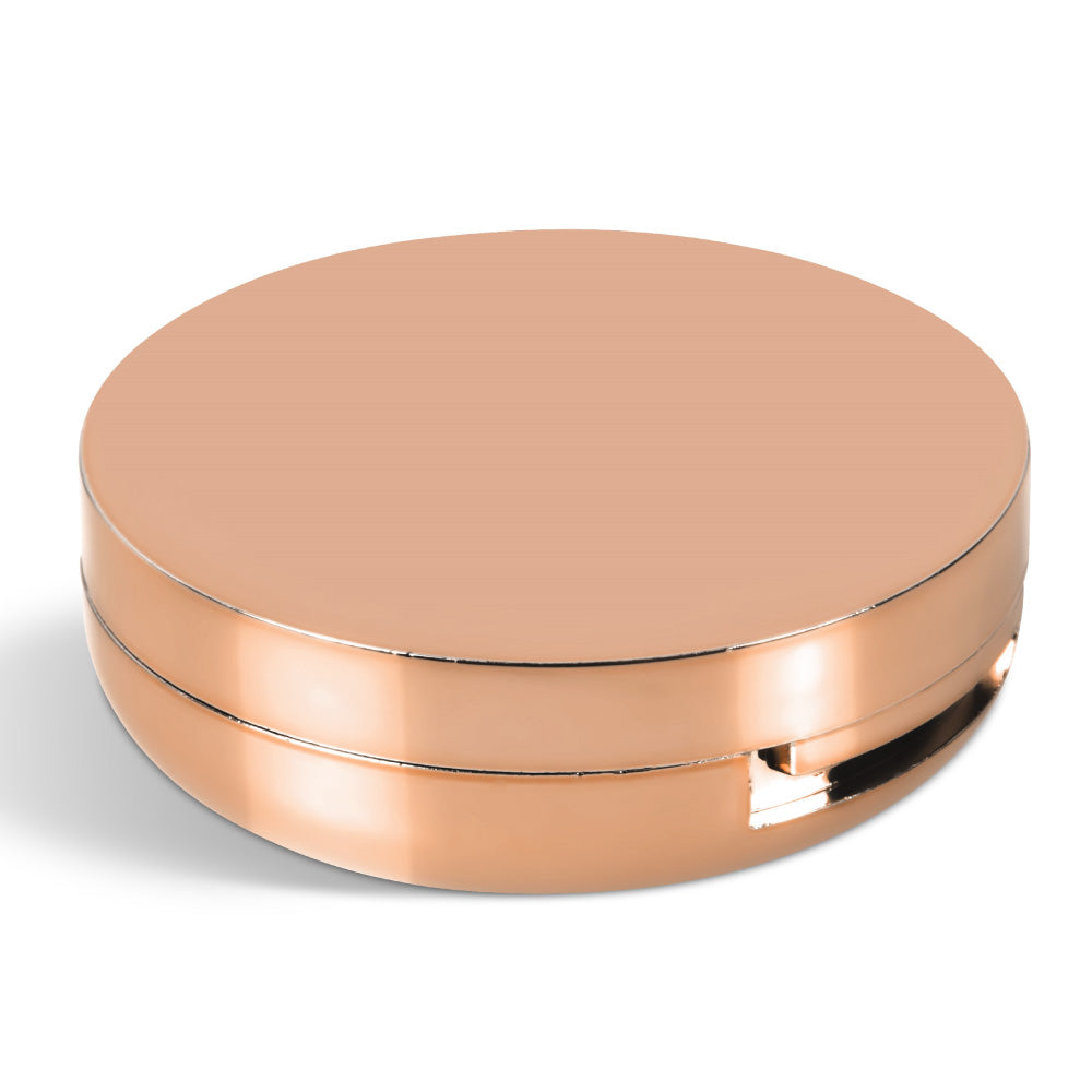 Rosegold lip balm with compact mirror