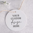 Custom Thank You Tags - Personalised Design - 30 Tags included, wedding favour
