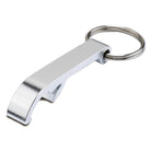 Economy Bottle Opener Keyring, silver, wedding favour