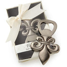 Fleur-de-lis Opener, cream, wedding favour