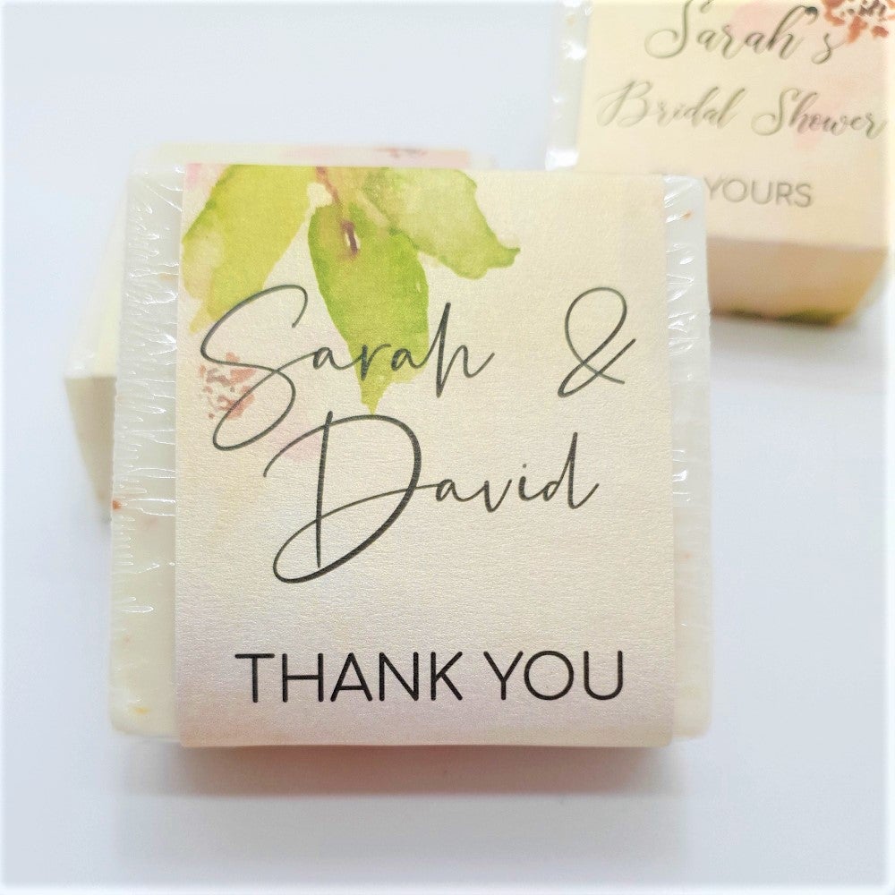 Personalised shea butter soap