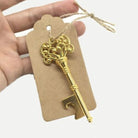 Vintage Key Opener with Personalised Thank You Tag Bottle Openers Shein Gold Custom