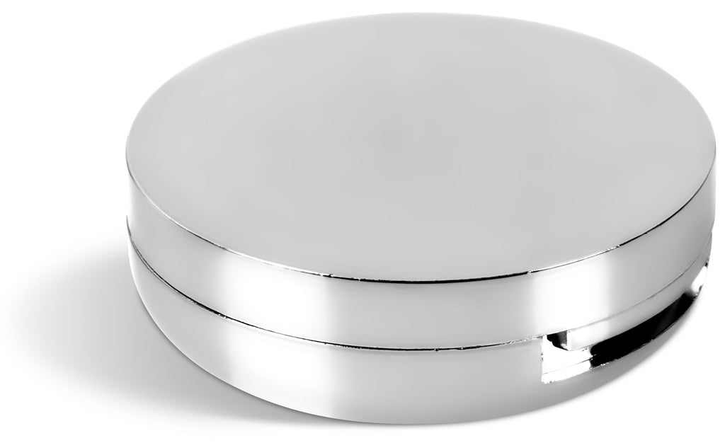 Silver lip balm and compact mirror gift (3700965933140)
